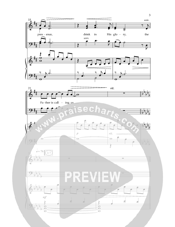 Come To The Mountain (Choral Anthem SATB) Anthem (SATB/Piano) (Lifeway Choral / Arr. Phillip Keveren)