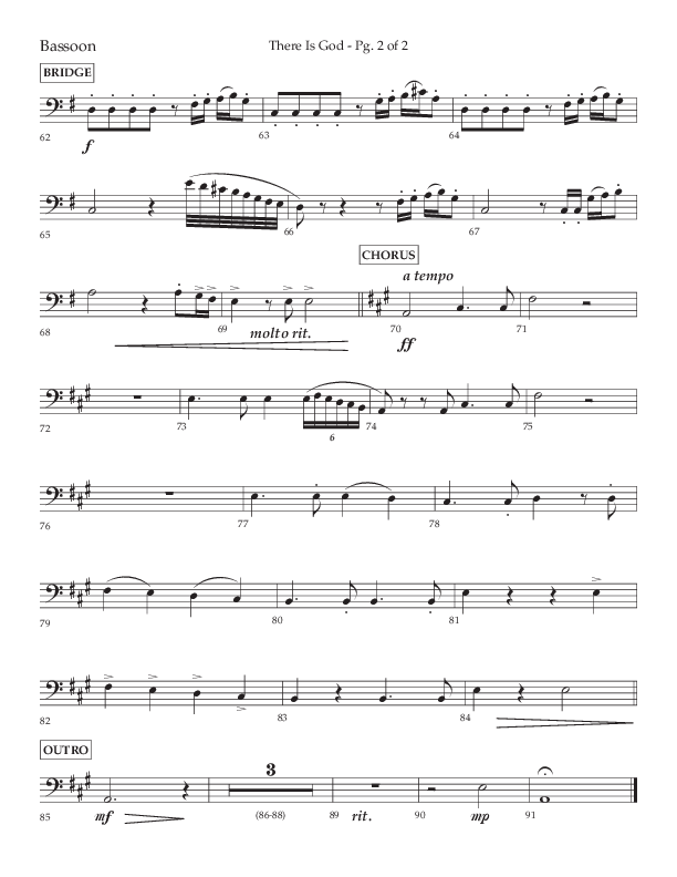 There Is God (Choral Anthem SATB) Bassoon (Arr. John Bolin / Lifeway Choral / Orch. Michael Lawrence)