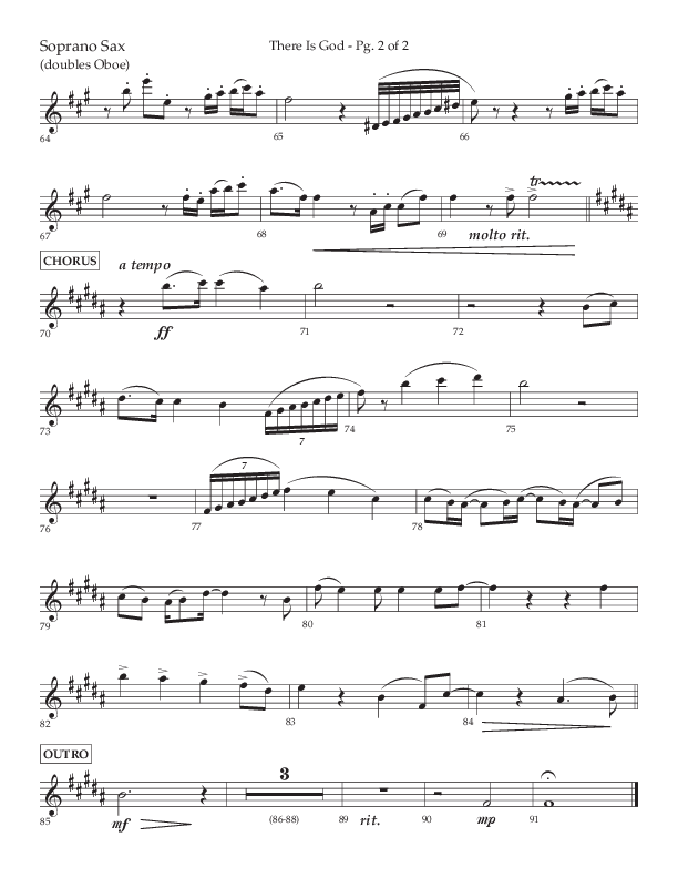 There Is God (Choral Anthem SATB) Soprano Sax (Arr. John Bolin / Lifeway Choral / Orch. Michael Lawrence)