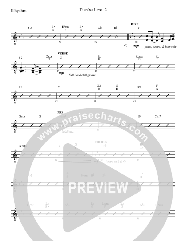 There's A Love (Choral Anthem SATB) Lead Melody & Rhythm (Lifeway Choral / Arr. Cliff Duren)