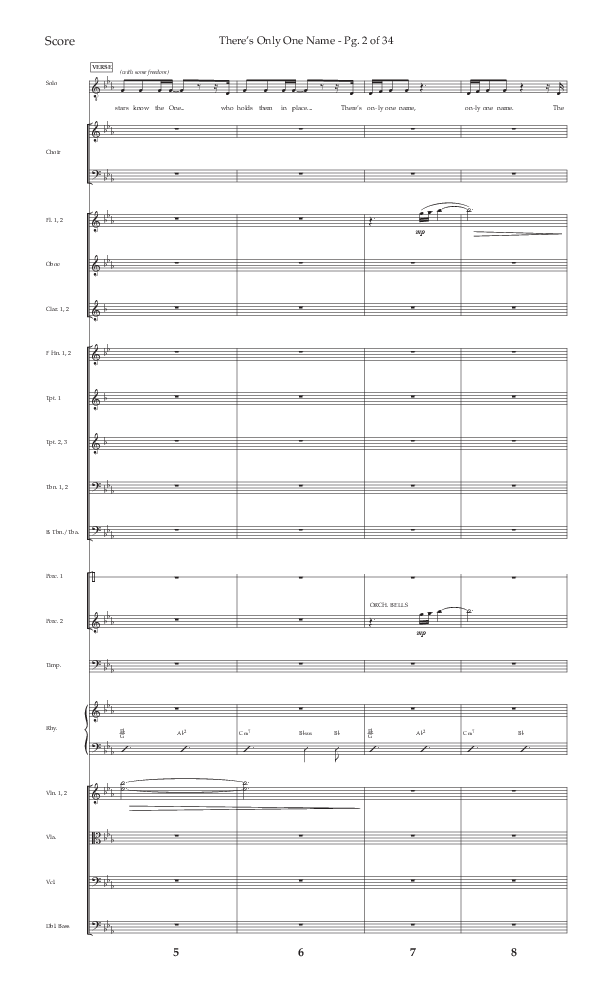 There's Only One Name (Choral Anthem SATB) Conductor's Score (Lifeway Choral / Arr. John Bolin / Orch. Russell Mauldin)