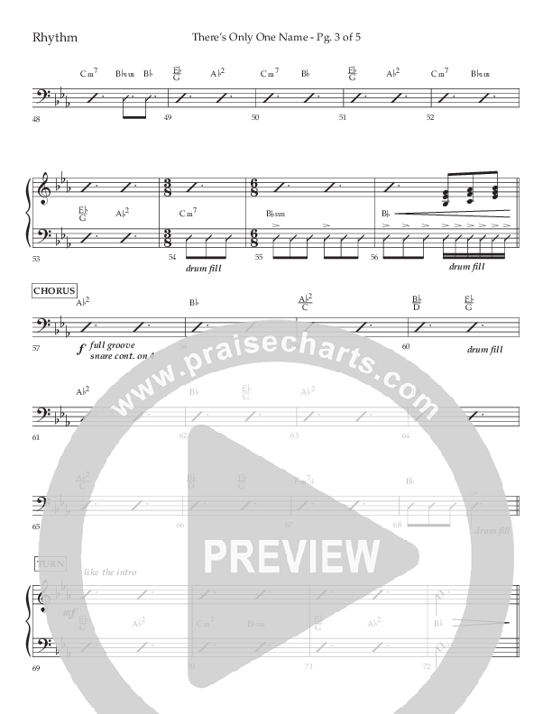 There's Only One Name (Choral Anthem SATB) Lead Melody & Rhythm (Lifeway Choral / Arr. John Bolin / Orch. Russell Mauldin)