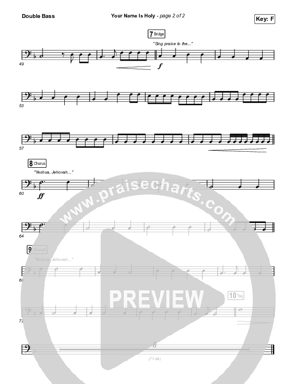 Your Name Is Holy String Bass (Phil Wickham)