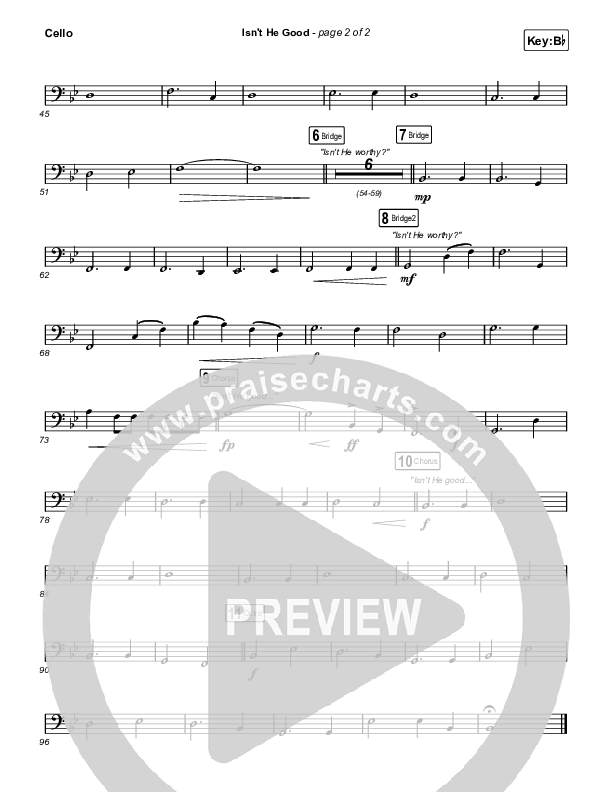 Isn't He Good Cello (Phil Wickham)