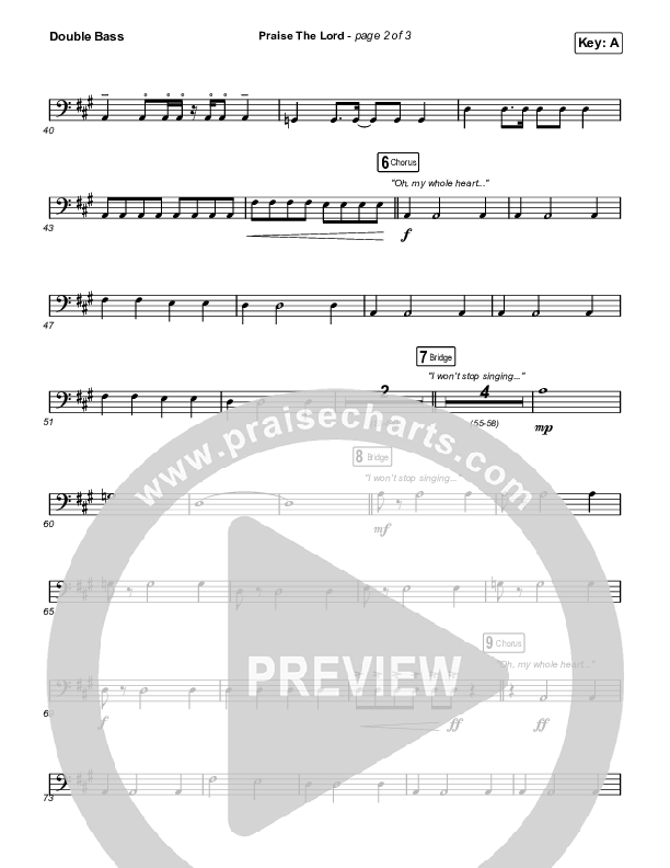 Praise The Lord String Bass (Phil Wickham)