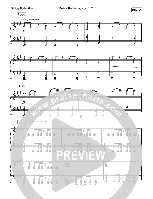 Praise The Lord String Reduction (Phil Wickham)