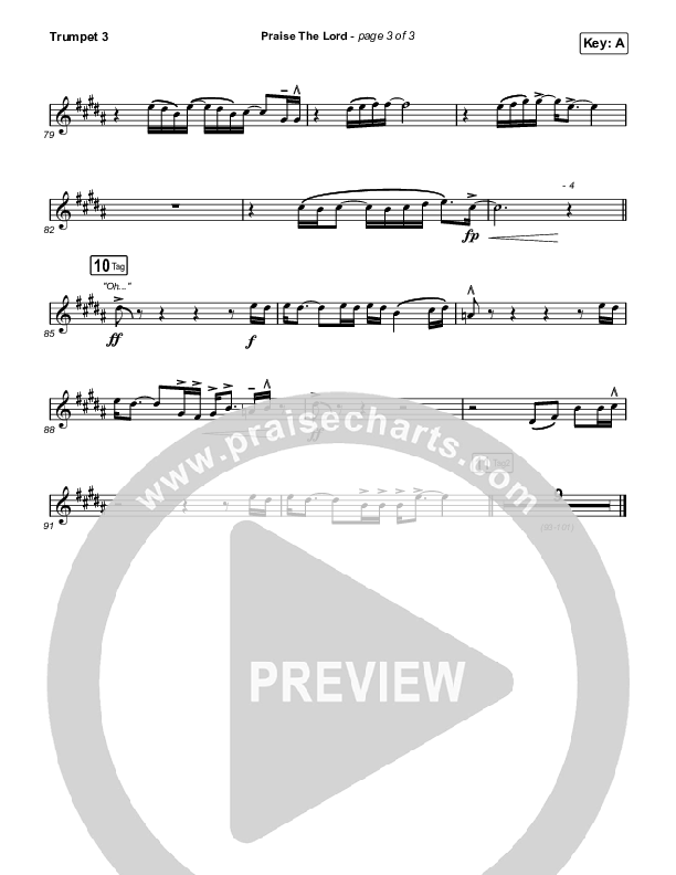 Praise The Lord Trumpet 3 (Phil Wickham)
