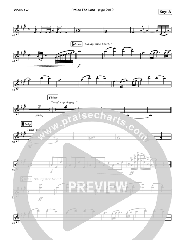 Praise The Lord String Pack (Phil Wickham)