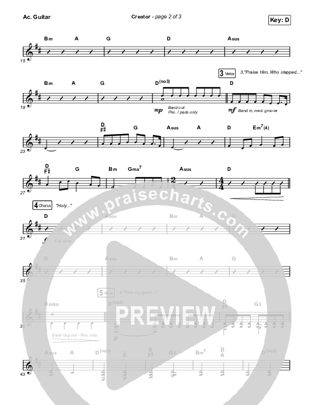 Creator Acoustic Guitar (Phil Wickham)