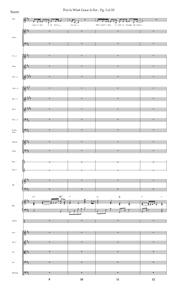 This Is What Grace Is For (Choral Anthem SATB) Conductor's Score (Lifeway Choral / Arr. John Bolin / Orch. Phillip Keveren)