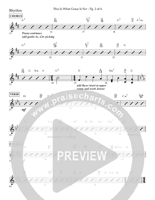 This Is What Grace Is For (Choral Anthem SATB) Lead Melody & Rhythm (Lifeway Choral / Arr. John Bolin / Orch. Phillip Keveren)