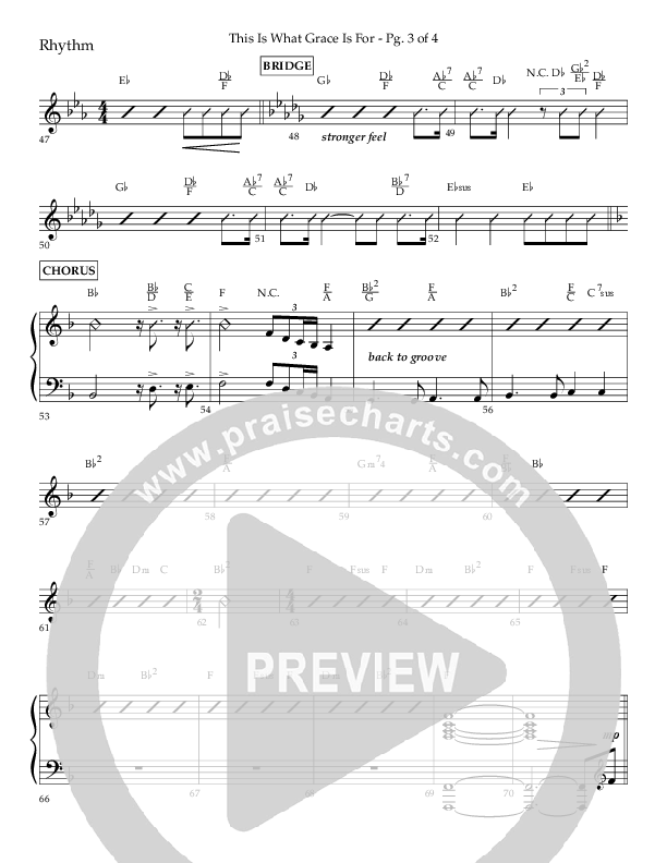 This Is What Grace Is For (Choral Anthem SATB) Lead Melody & Rhythm (Lifeway Choral / Arr. John Bolin / Orch. Phillip Keveren)