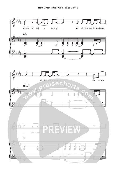 How Great Is Our God (Choral Anthem SATB) Octavo (SATB & Pno) (Chris Tomlin / Arr. Mason Brown)