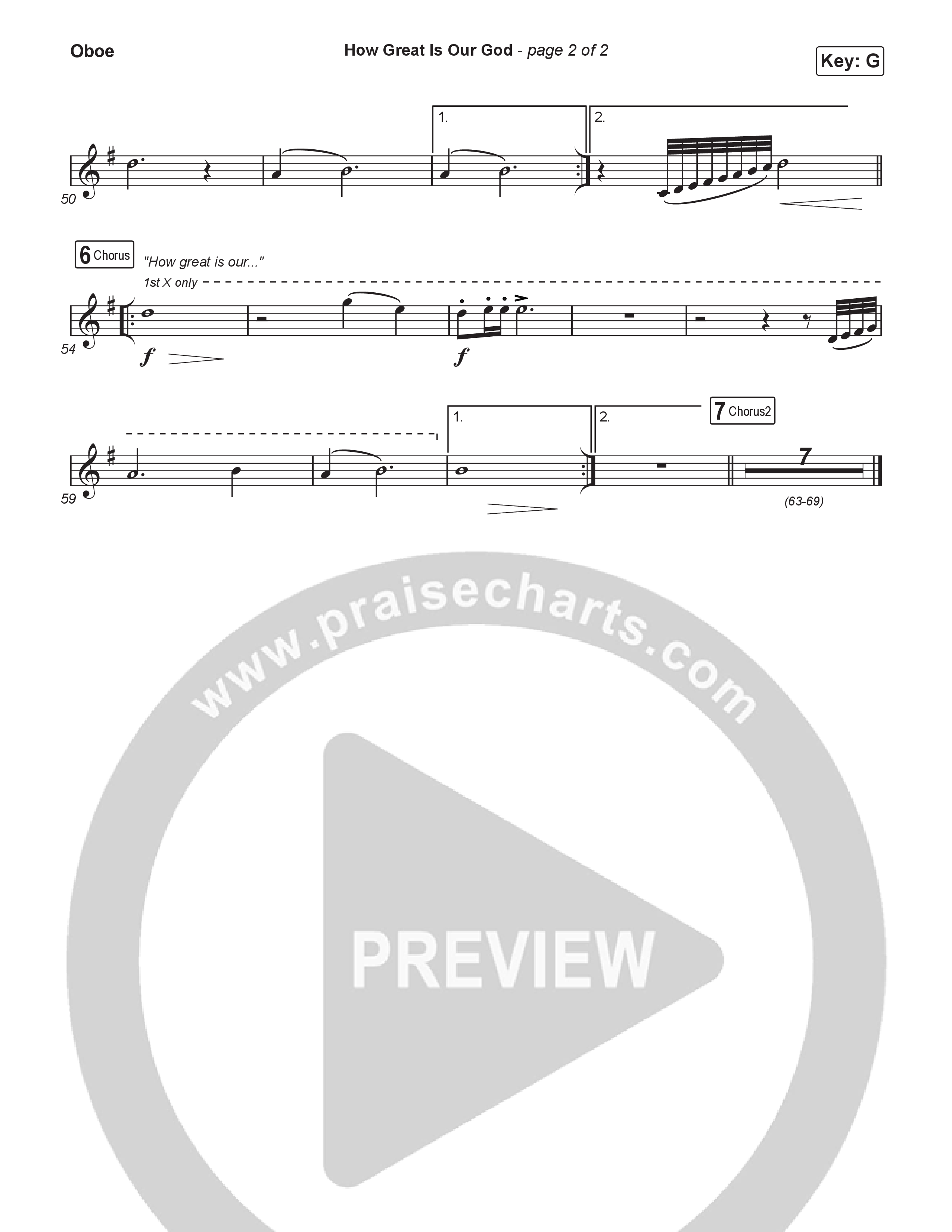 How Great Is Our God (Sing It Now) Oboe (Chris Tomlin / Arr. Luke Gambill / Orch. Mason Brown)