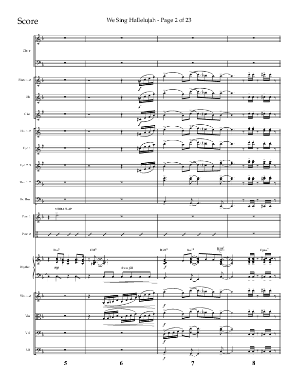 We Sing Hallelujah (Choral Anthem SATB) Conductor's Score (Lifeway Choral / Arr. Bradley Knight)