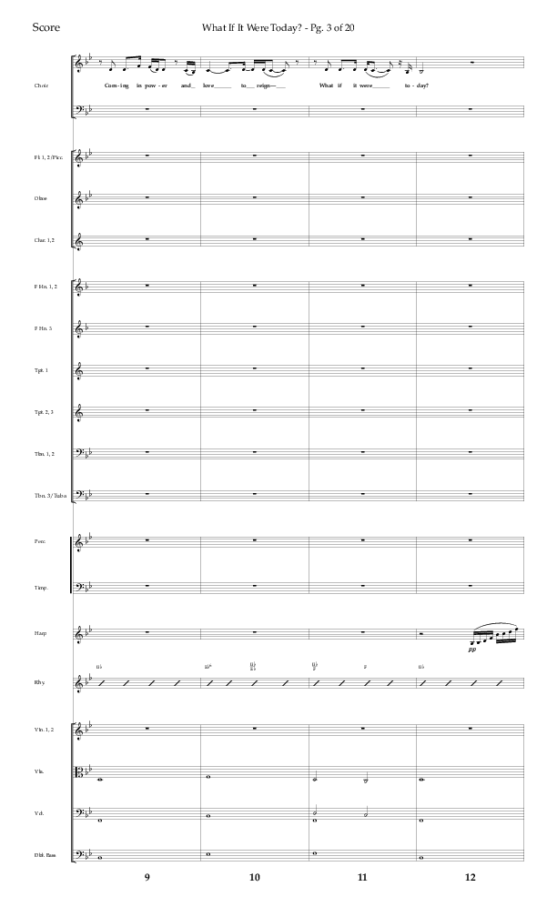 What If It Were Today with Hallelujah What A Savior (Choral Anthem SATB) Orchestration (Lifeway Choral / Arr. Bradley Knight)