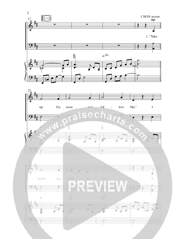 Wherever He Leads I'll Go (Choral Anthem SATB) Anthem (SATB/Piano) (Lifeway Choral / Arr. Travis Cottrell / Orch. Daniel Semsen)