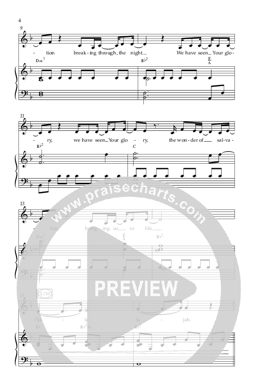 Your Glory Is Forever (Choral Anthem SATB) Anthem (SATB/Piano) (Lifeway Choral / Arr. Cliff Duren)