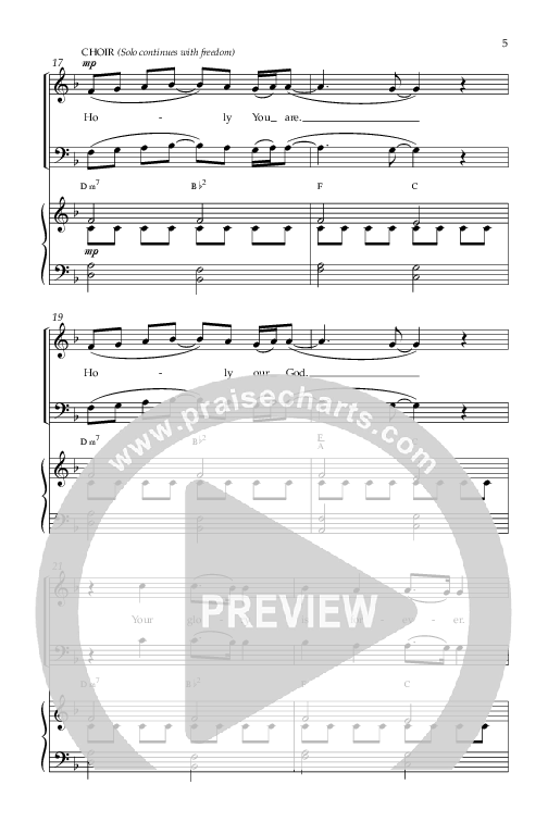 Your Glory Is Forever (Choral Anthem SATB) Anthem (SATB/Piano) (Lifeway Choral / Arr. Cliff Duren)