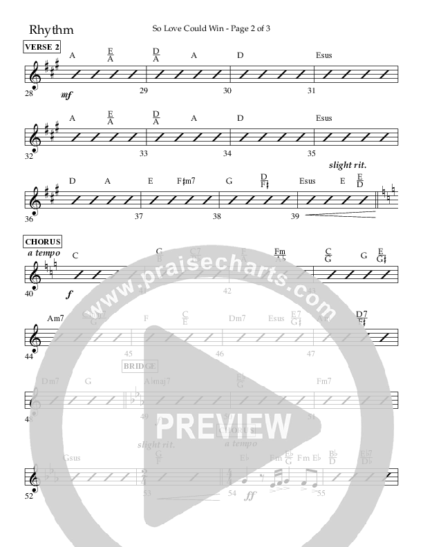 So Love Could Win (Choral Anthem SATB) Lead Melody & Rhythm (Lifeway Choral / Arr. John Bolin / Don Koch / Orch. Daniel Semsen)