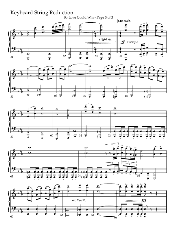 So Love Could Win (Choral Anthem SATB) String Reduction (Lifeway Choral / Arr. John Bolin / Don Koch / Orch. Daniel Semsen)