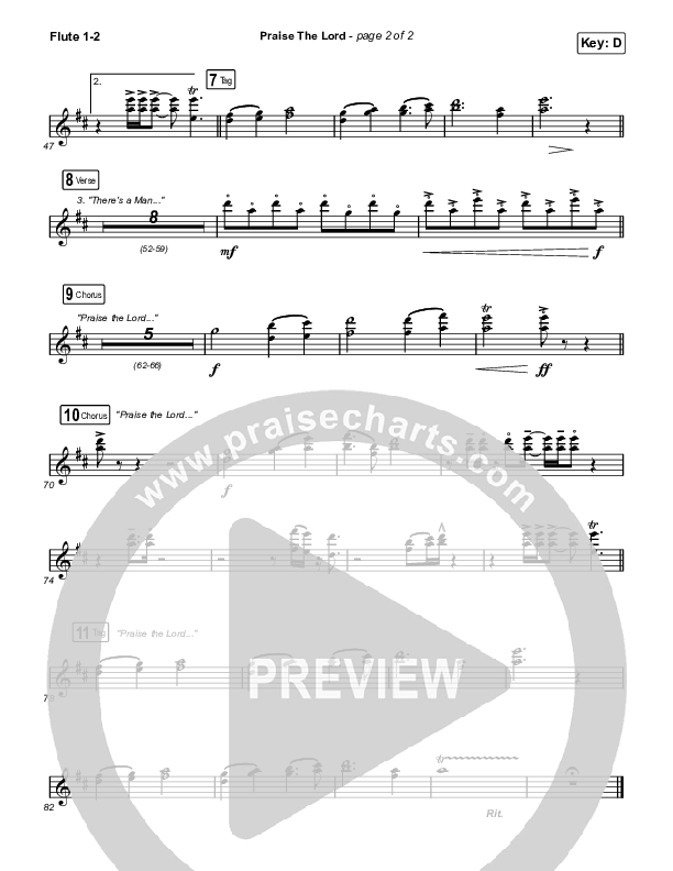 Praise The Lord (Live) Wind Pack (Gateway Worship / Matthew Harris)