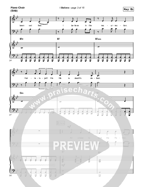 I Believe (Worship Choir/SAB) Piano/Choir (SAB) (Phil Wickham / Arr. Mason Brown)
