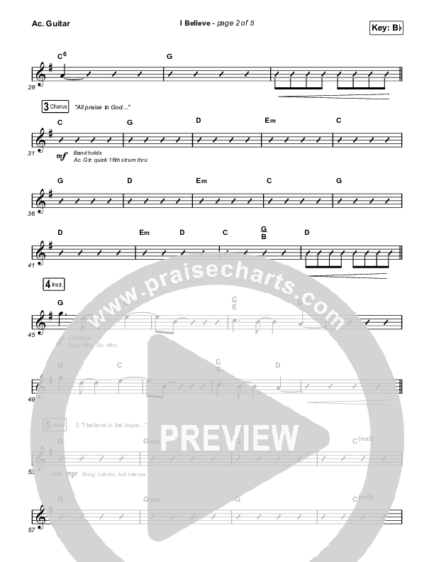 I Believe (Sing It Now) Acoustic Guitar (Phil Wickham / Arr. Mason Brown)