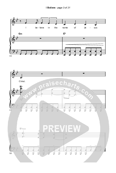 I Believe (Sing It Now) Octavo (SATB & Pno) (Phil Wickham / Arr. Mason Brown)