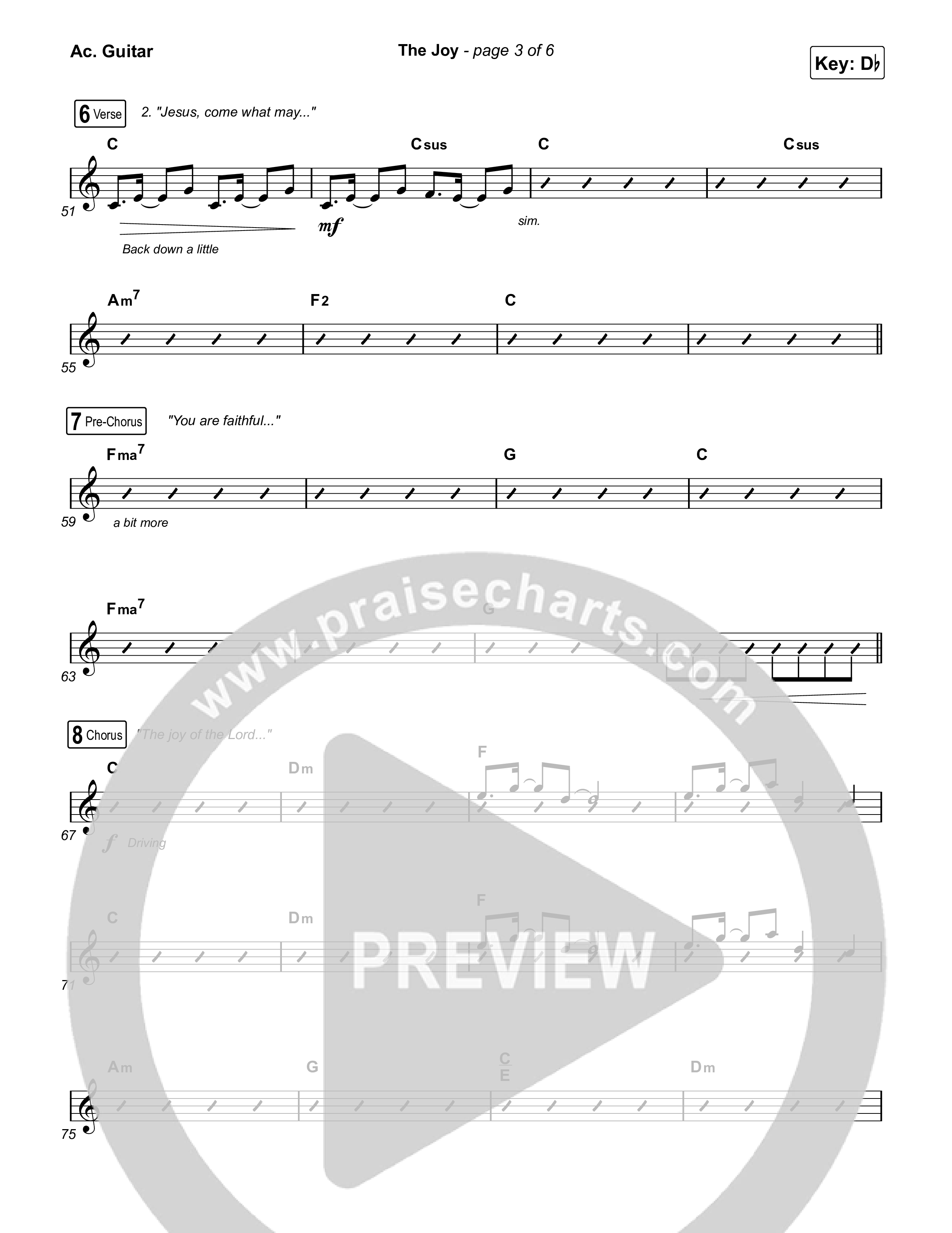 The Joy (Live) Acoustic Guitar (The Belonging Co / Andrew Holt)