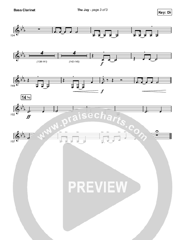 The Joy (Live) Bass Clarinet (The Belonging Co / Andrew Holt)