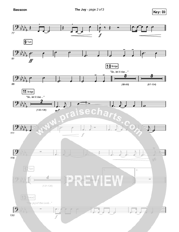 The Joy (Live) Bassoon (The Belonging Co / Andrew Holt)