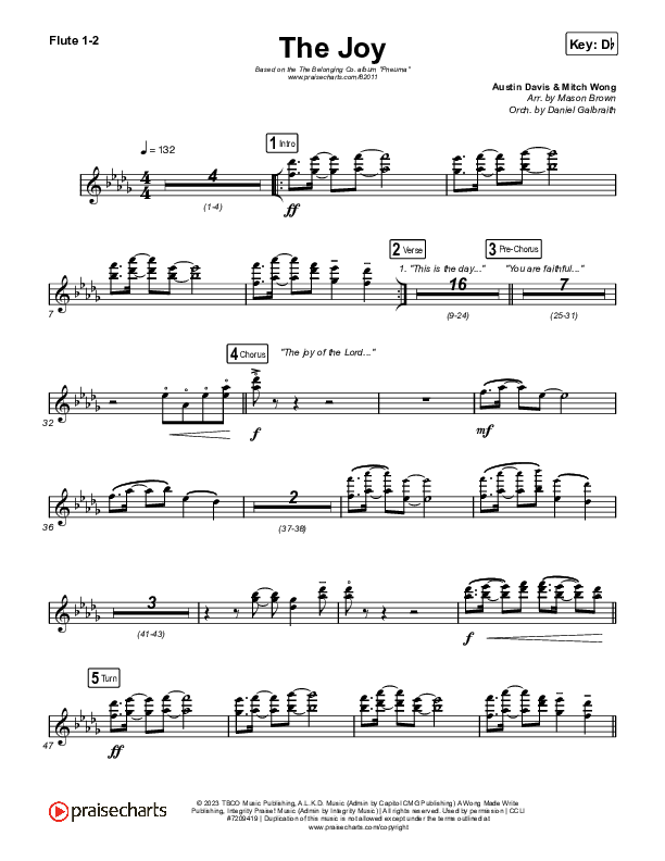 The Joy (Live) Wind Pack (The Belonging Co / Andrew Holt)