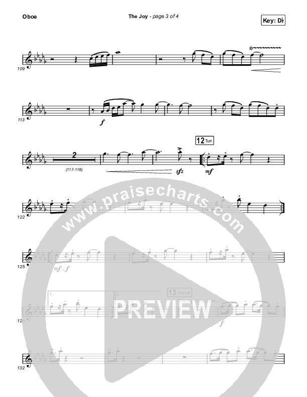 The Joy (Live) Oboe (The Belonging Co / Andrew Holt)