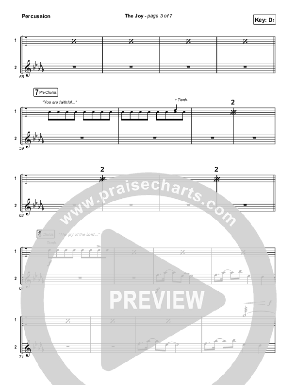 The Joy (Live) Percussion (The Belonging Co / Andrew Holt)