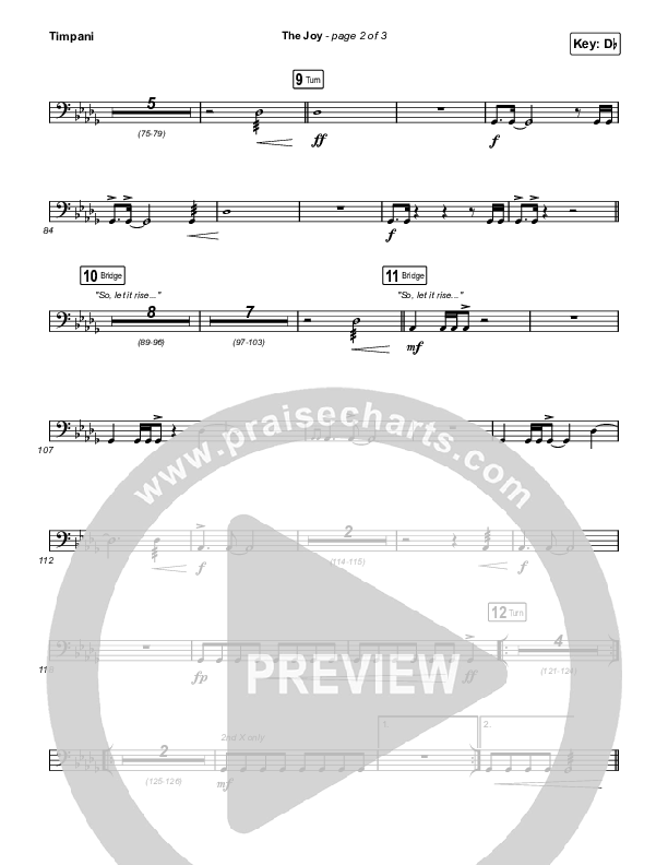 The Joy (Live) Timpani (The Belonging Co / Andrew Holt)