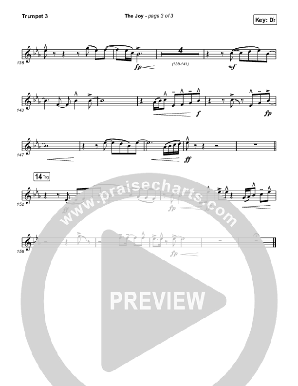 The Joy (Live) Trumpet 3 (The Belonging Co / Andrew Holt)