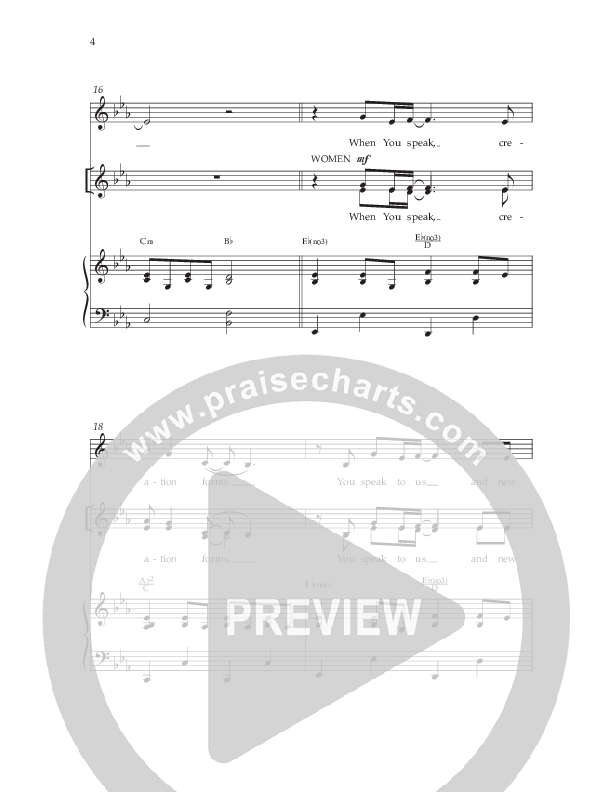 Spirit Speak (Choral Anthem SATB) Anthem (SATB/Piano) (Lifeway Choral / Arr. Dennis Allen)