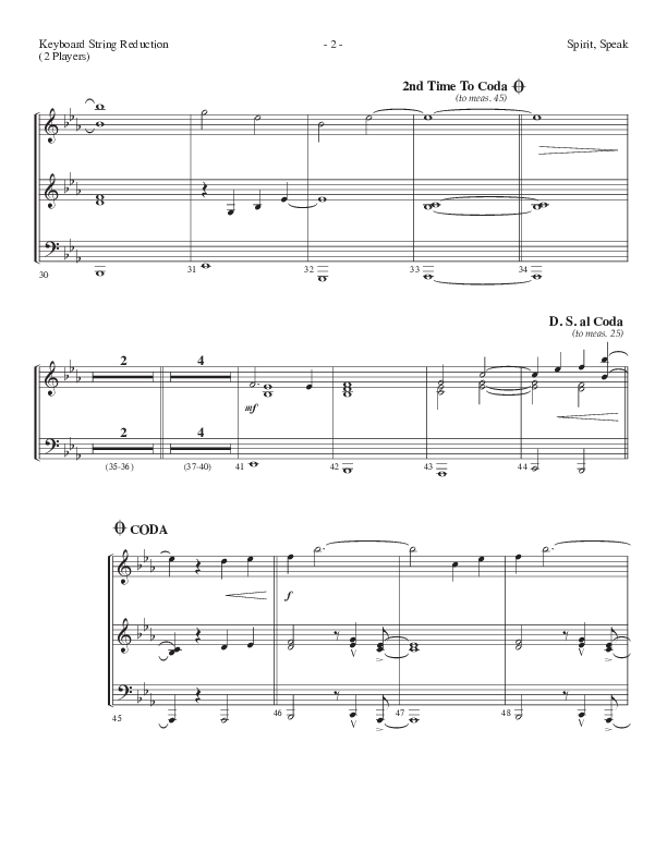 Spirit Speak (Choral Anthem SATB) String Reduction (Lifeway Choral / Arr. Dennis Allen)
