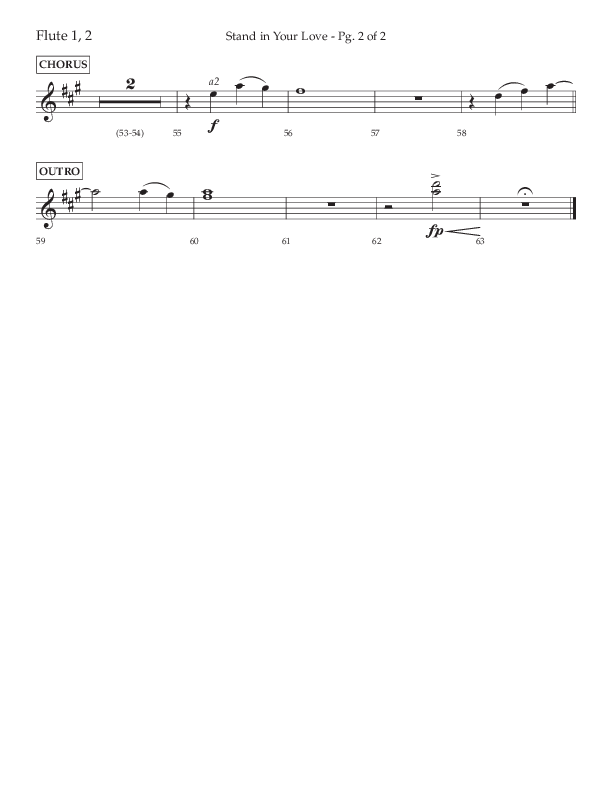 Stand In Your Love (Choral Anthem SATB) Flute 1/2 (Lifeway Choral / Arr. David Wise / Orch. David Shipps)
