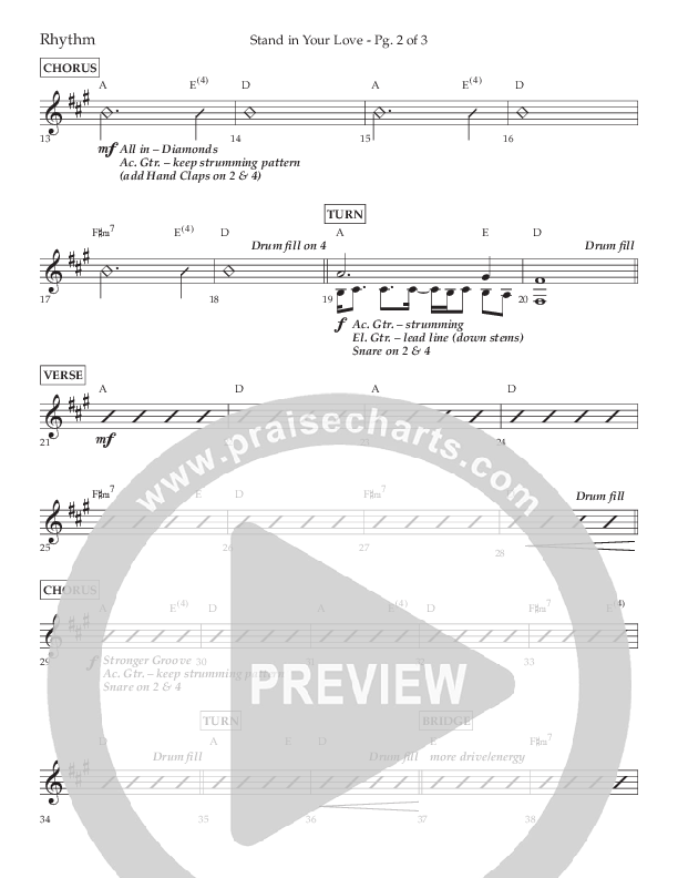 Stand In Your Love (Choral Anthem SATB) Lead Melody & Rhythm (Lifeway Choral / Arr. David Wise / Orch. David Shipps)