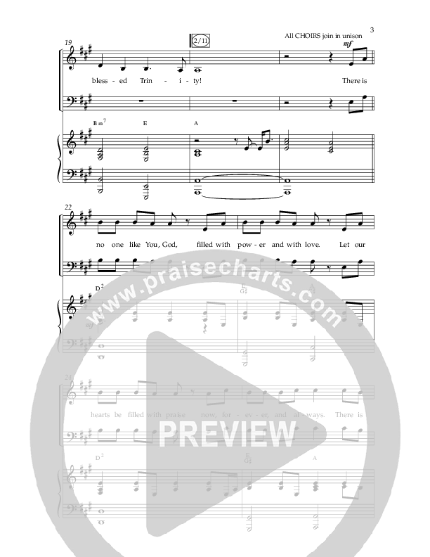 So Holy (Holy Holy Holy) (Choral Anthem SATB) Anthem (SATB/Piano) (Lifeway Choral / Arr. John Bolin / Orch. Cliff Duren)