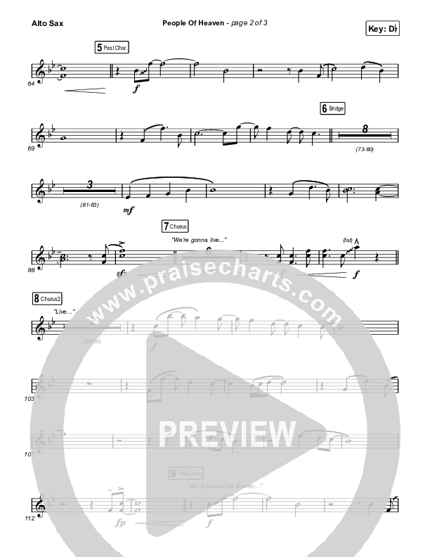 People Of Heaven Sax Pack (Phil Wickham / Brandon Lake)