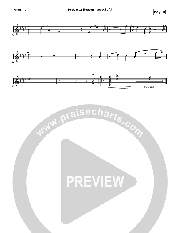 People Of Heaven French Horn 1,2 (Phil Wickham / Brandon Lake)