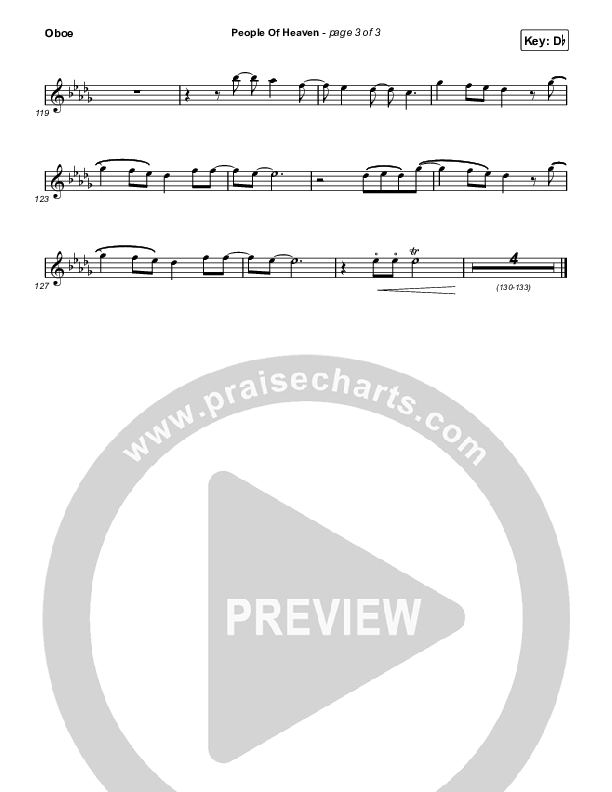 People Of Heaven Oboe (Phil Wickham / Brandon Lake)