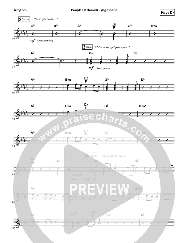 People Of Heaven Rhythm Pack (Phil Wickham / Brandon Lake)