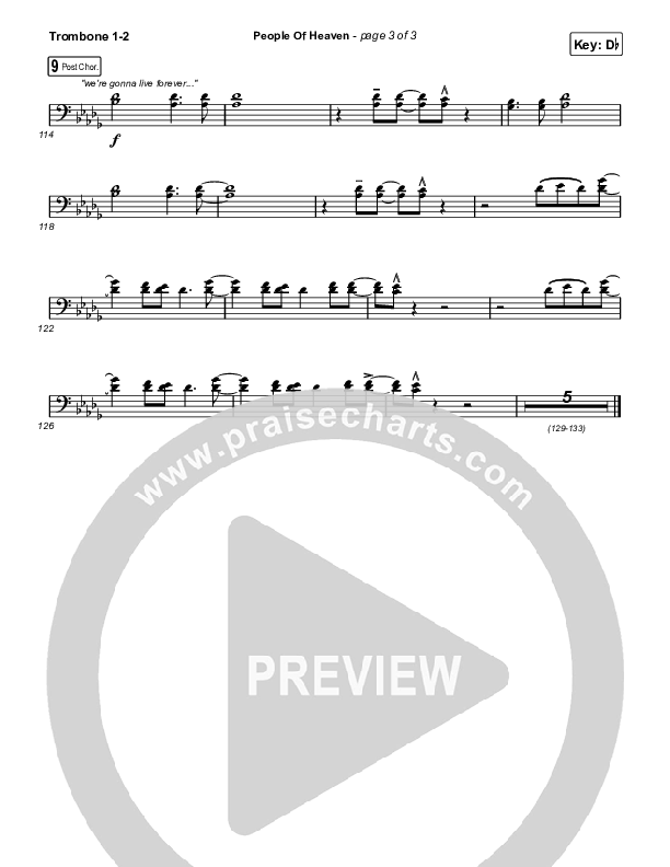 People Of Heaven Trombone 1,2 (Phil Wickham / Brandon Lake)