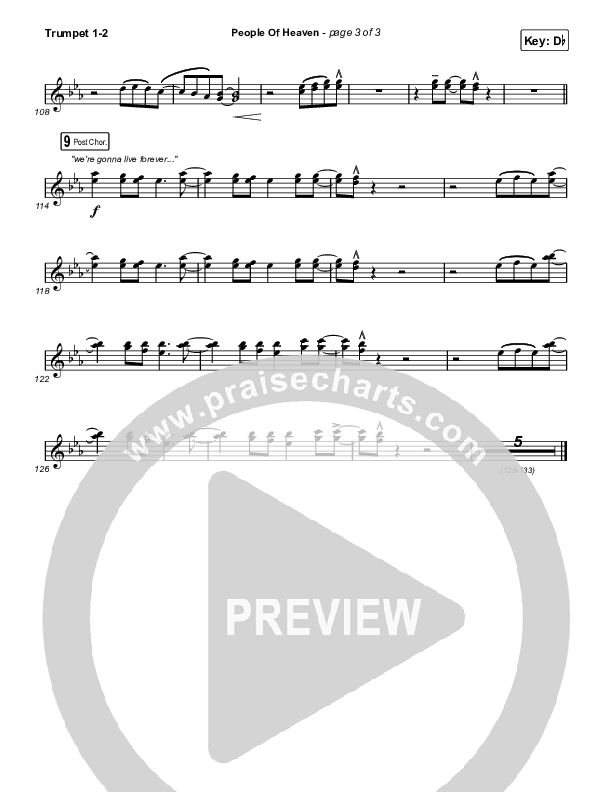 People Of Heaven Trumpet 1,2 (Phil Wickham / Brandon Lake)