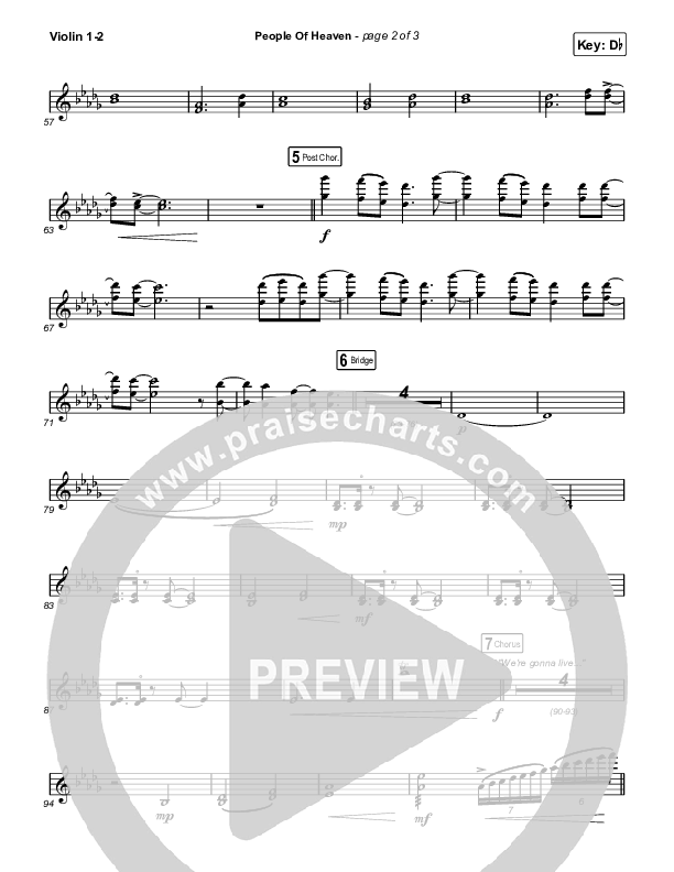 People Of Heaven String Pack (Phil Wickham / Brandon Lake)