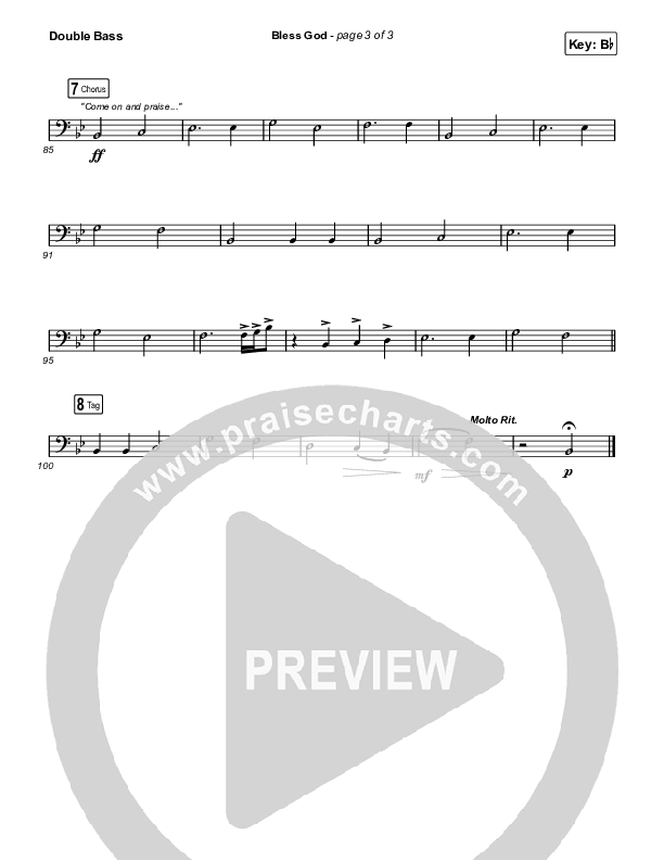 Bless God (Live) String Bass (Cody Carnes)